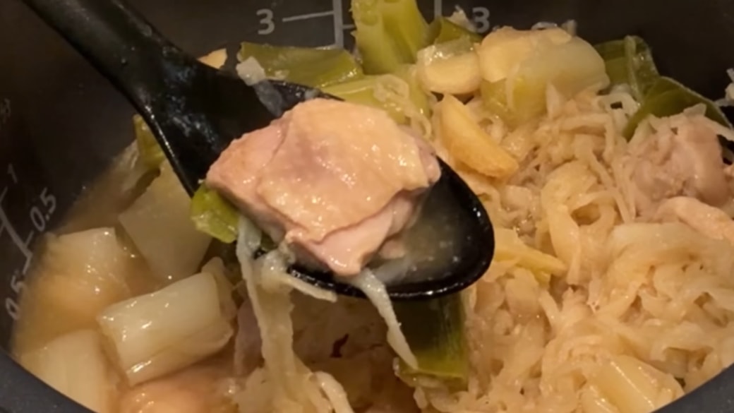 切り干し大根のサムゲタン