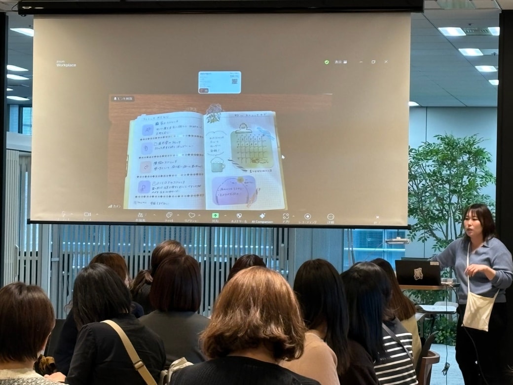 「はんこ・ふせん　やさしい教室」イベントの様子