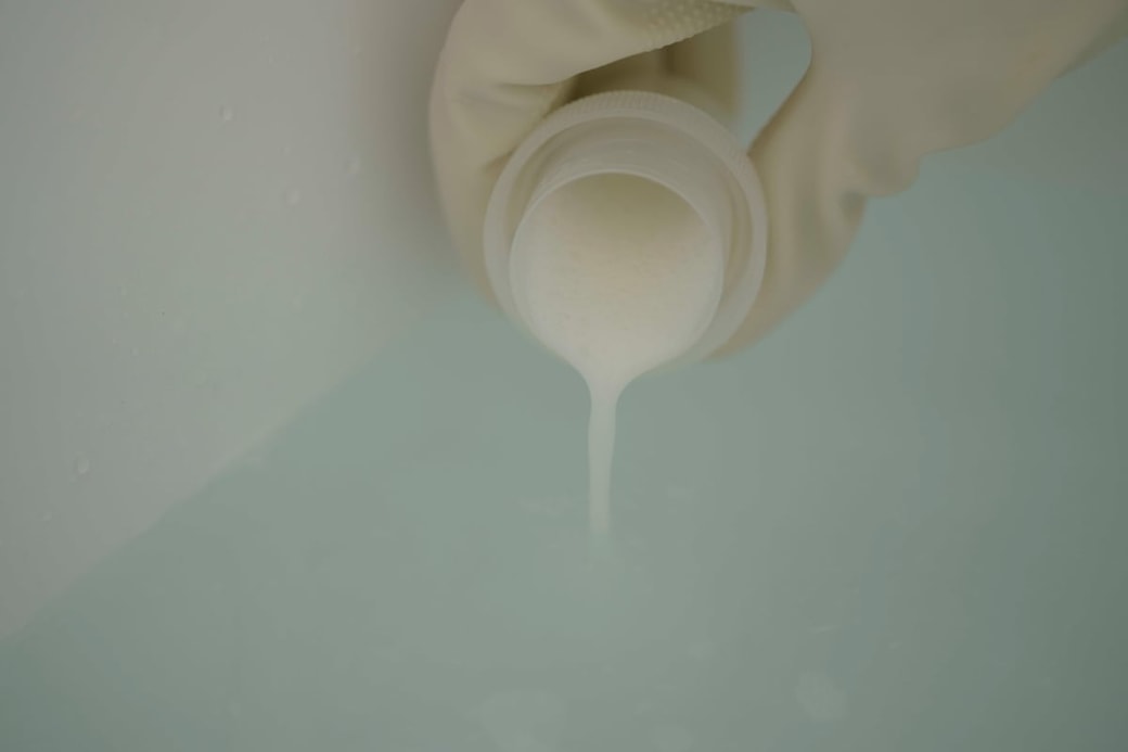 柔軟剤が黒ずみの原因に