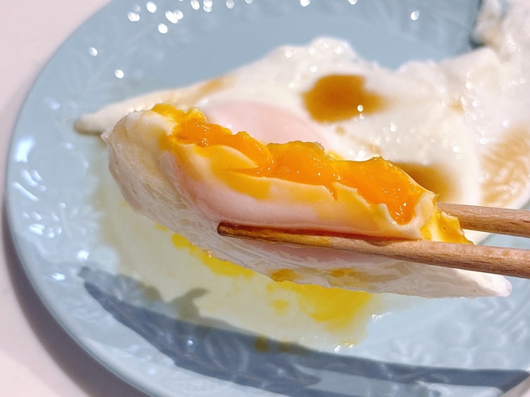 ほんのりとした甘味が目玉焼きに合う