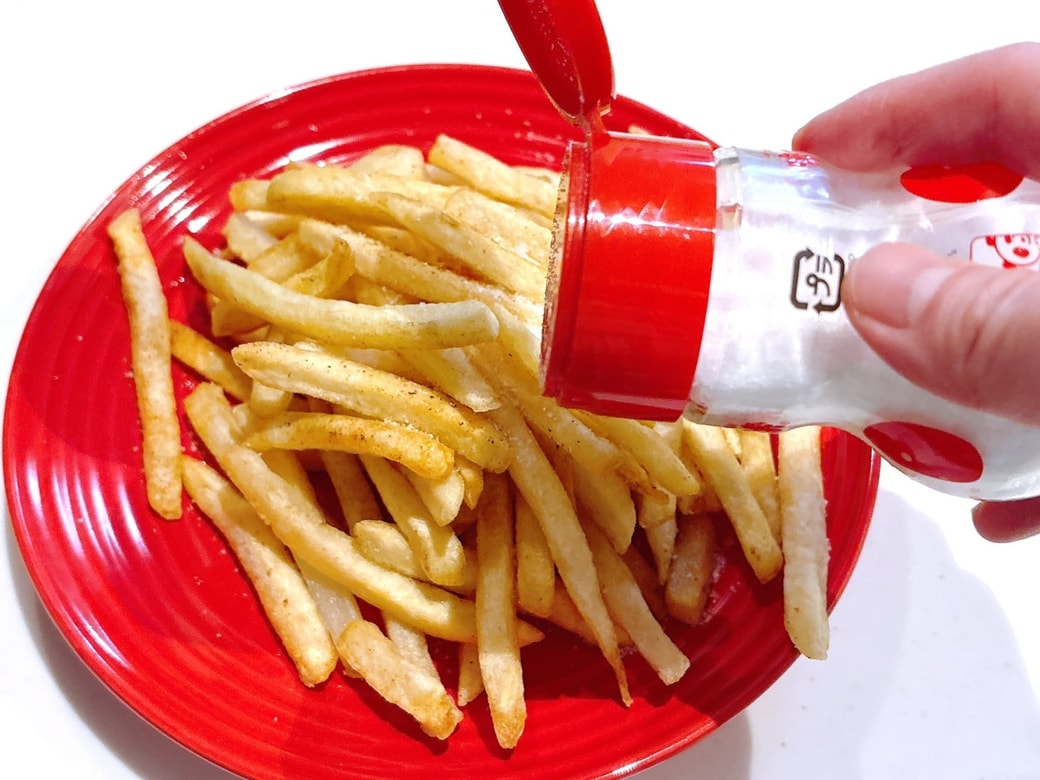 味の素をかける