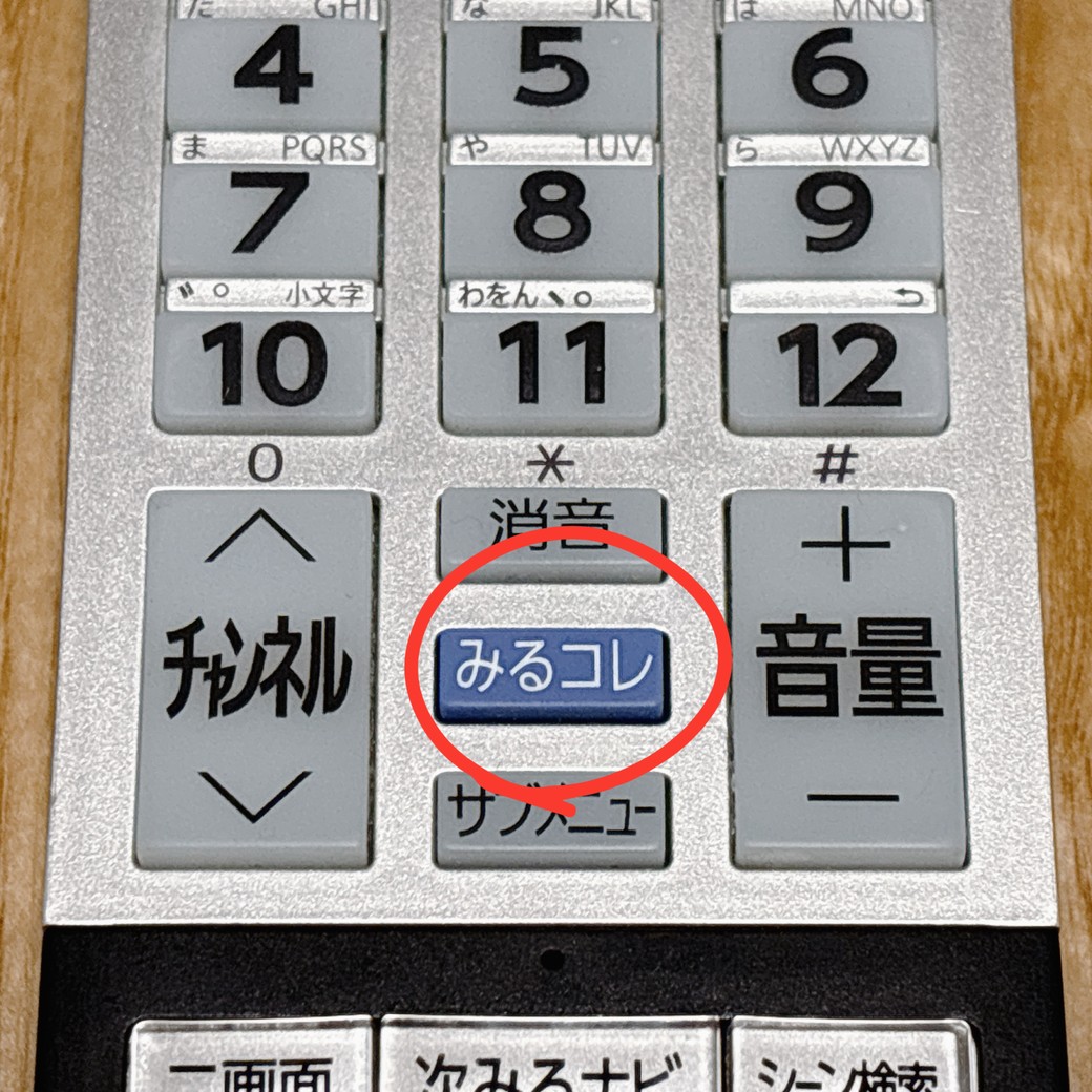 ①「見るコレ」のボタン