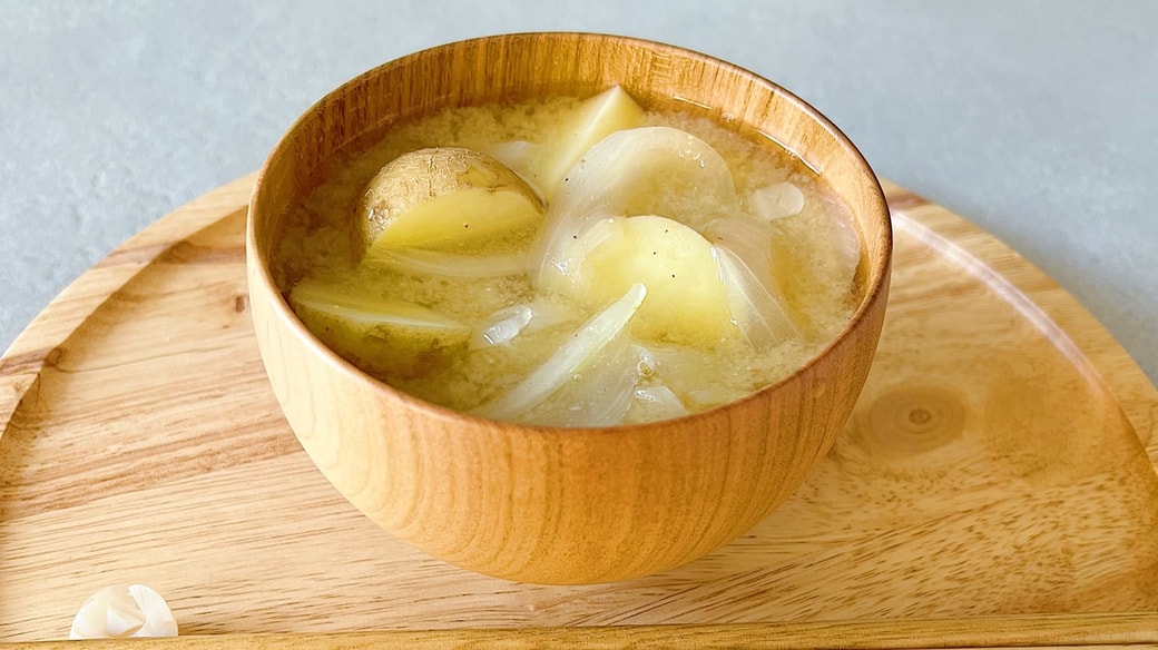 新玉ねぎみそ汁