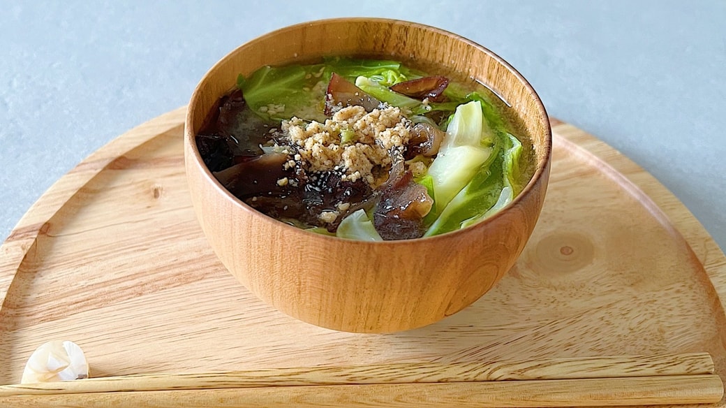 春キャベツみそ汁