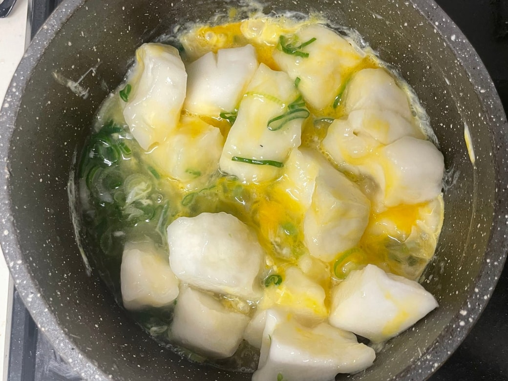 とろたまはんぺん焼き