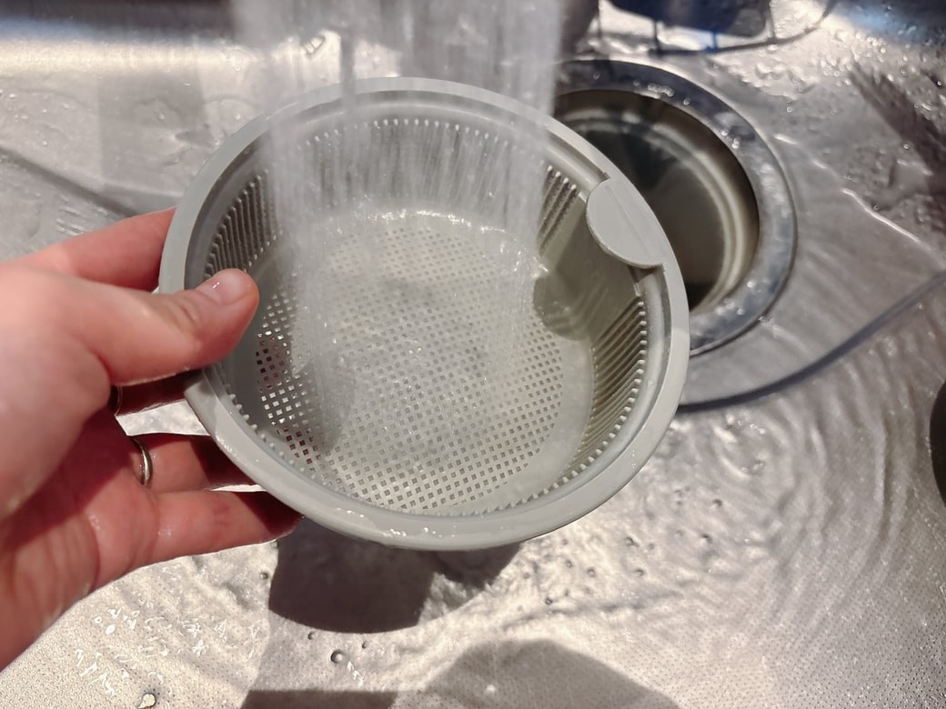 水洗いをしたらお手入れ終了