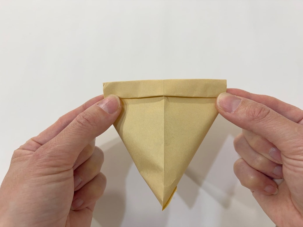 切り口を2回折り込む