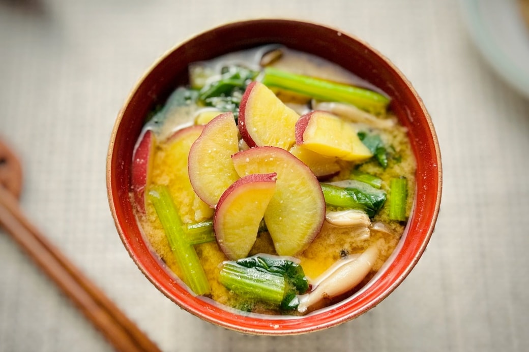 さつまいものみそ汁