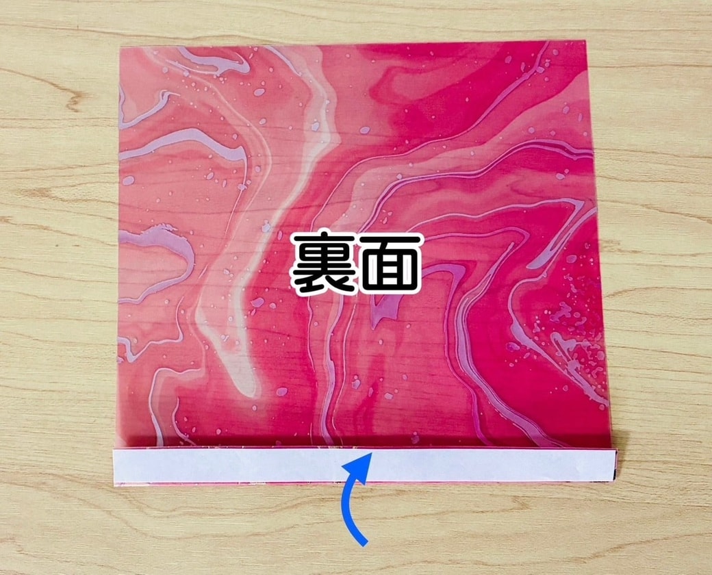 トレーシング素材のおりがみ作り方