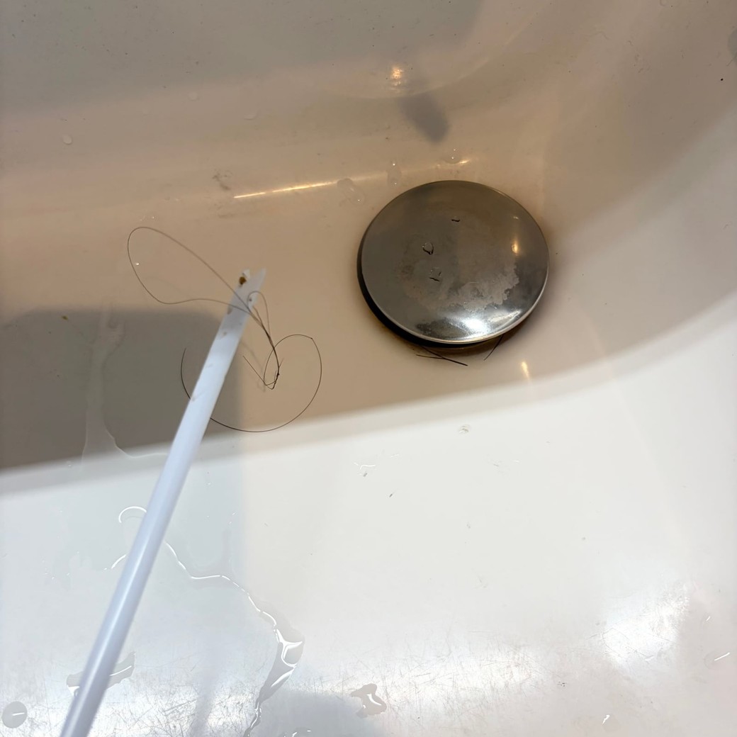 ストローに汚れがついているところ