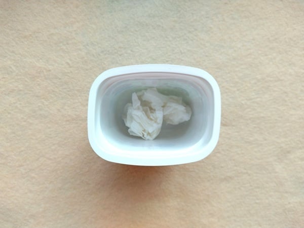 ゴミを入れたところ