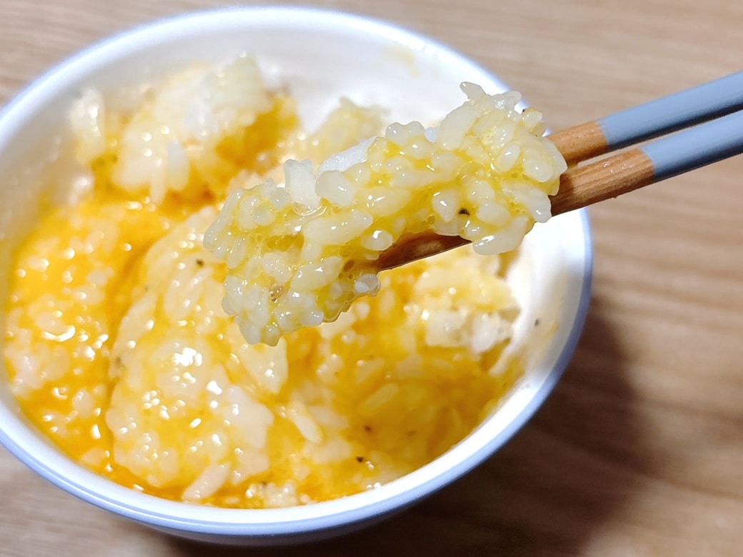 カルボ風卵かけごはんを試してみて