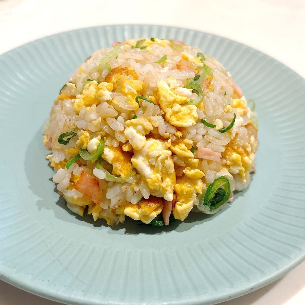 できあがったチャーハン