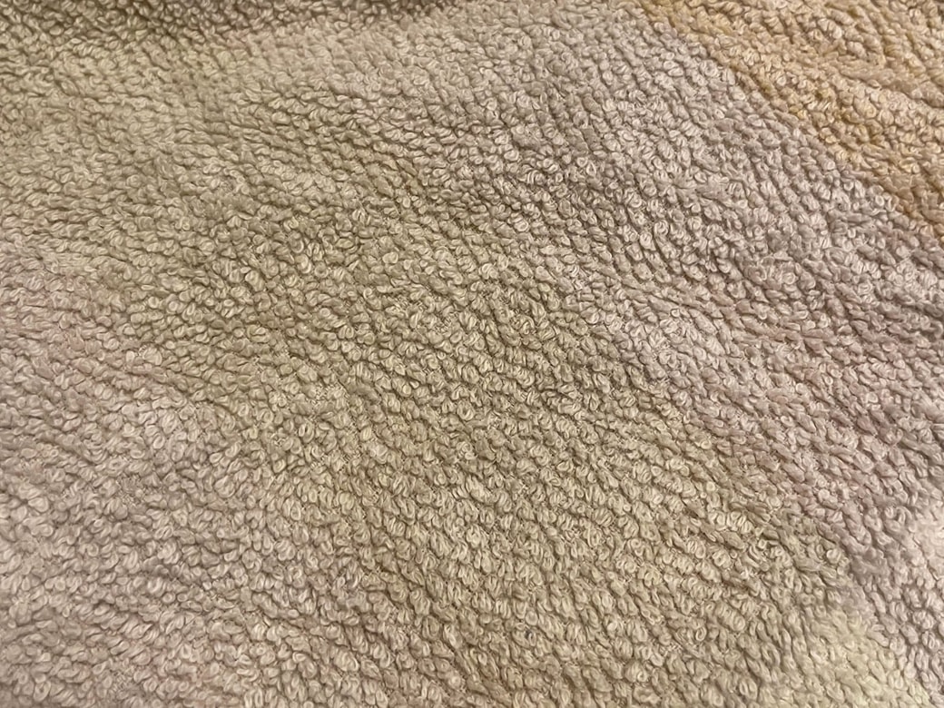ゴワゴワしたタオル