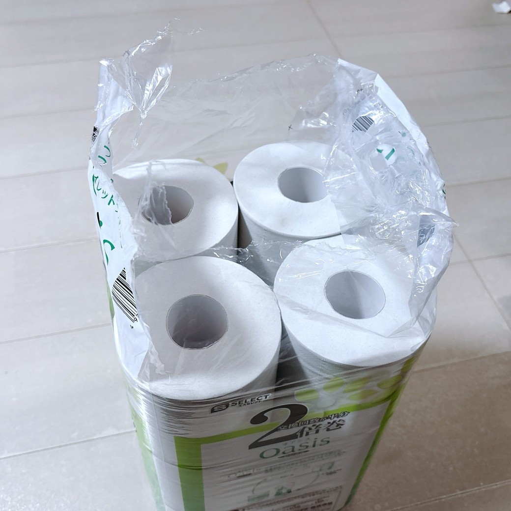 袋の口が大きく開く