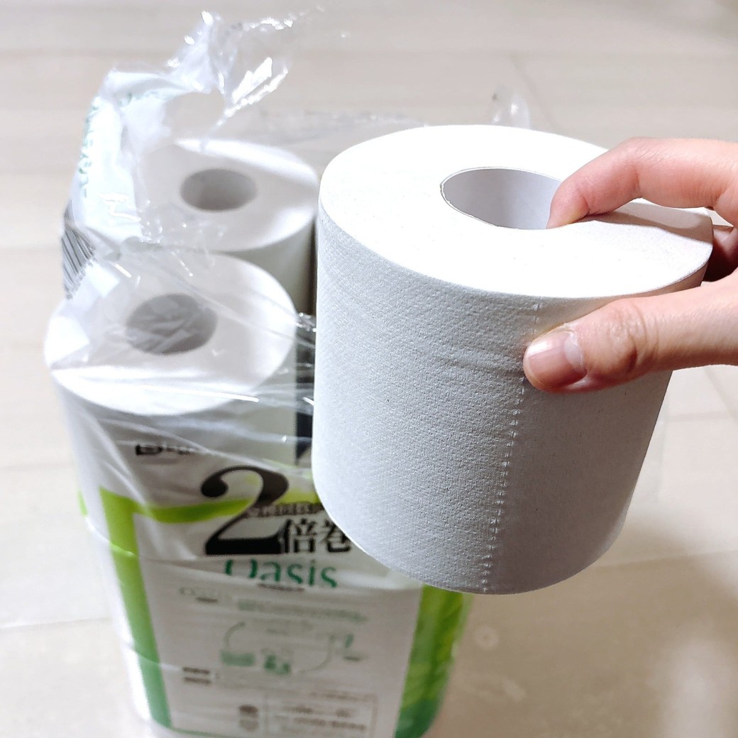 トイレットペーパーが取り出しやすい