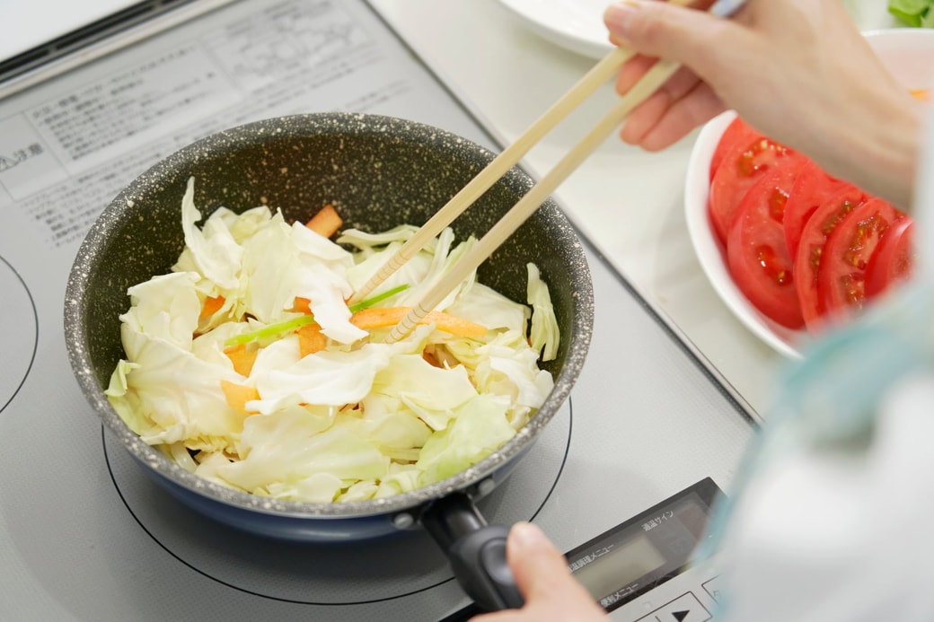 NG強い火力で加熱する