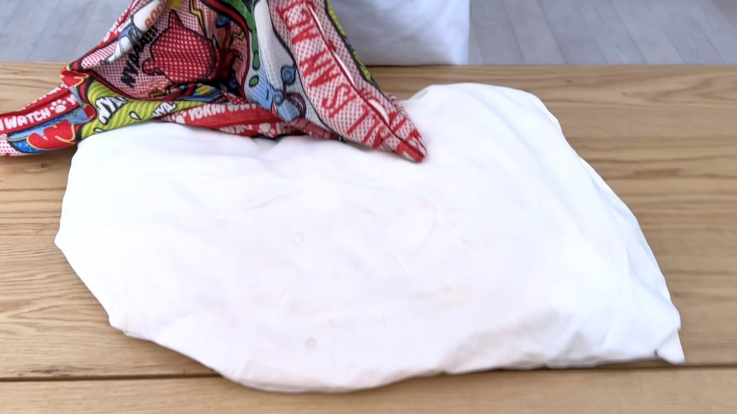 7年洗っていなかった枕