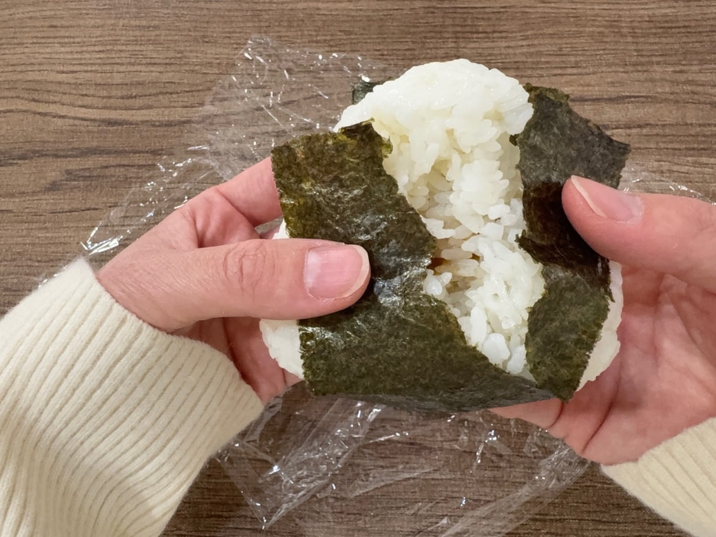 時間が経っても海苔がパリパリ