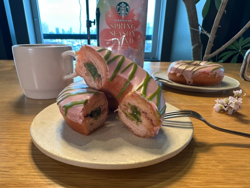 桜さくよ白桃フラペチーノ