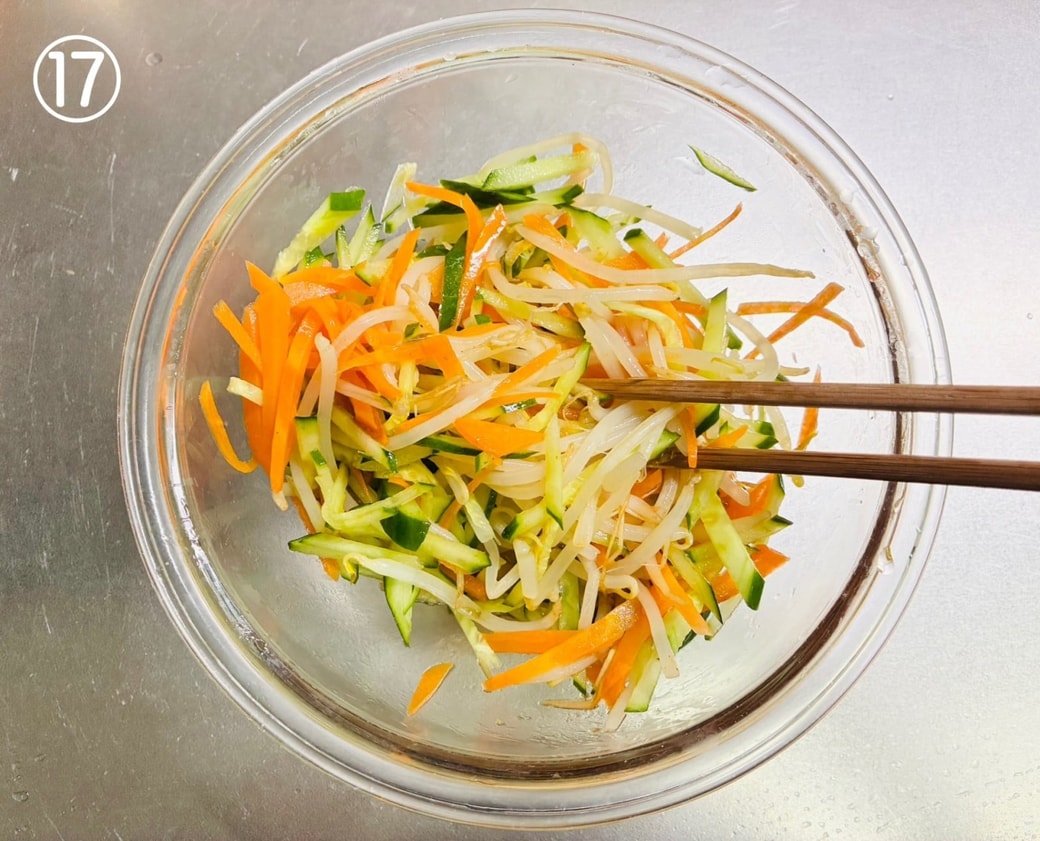 おでんの素でナムル