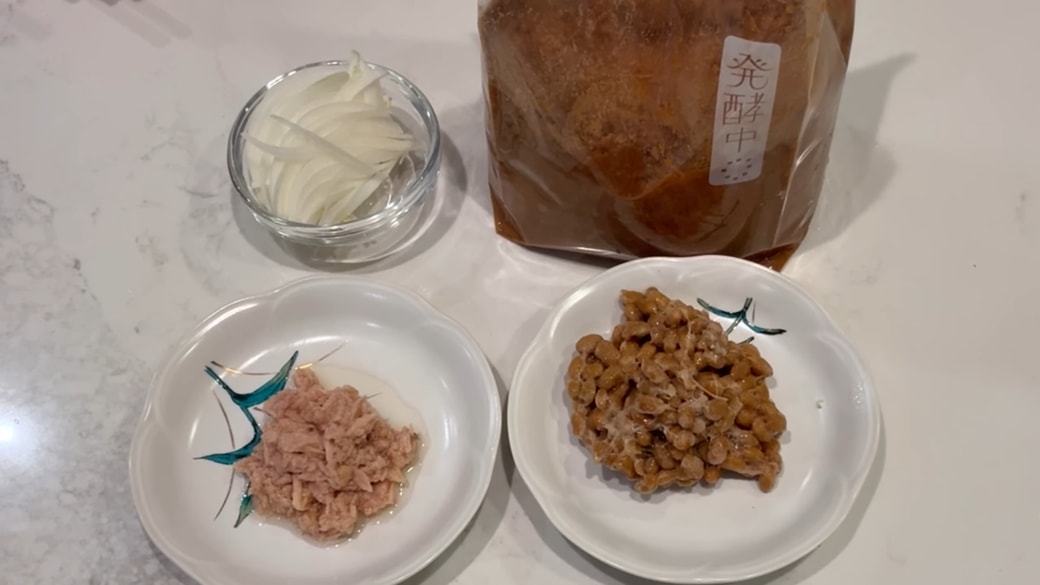 ネバネバみそ汁の材料