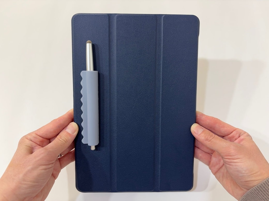 タブレットのタッチペンの定位置に