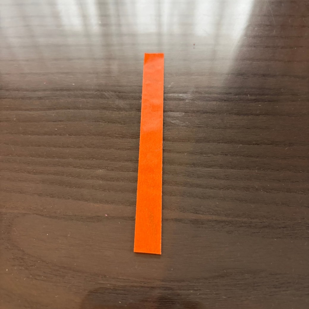 マステを切ったところ