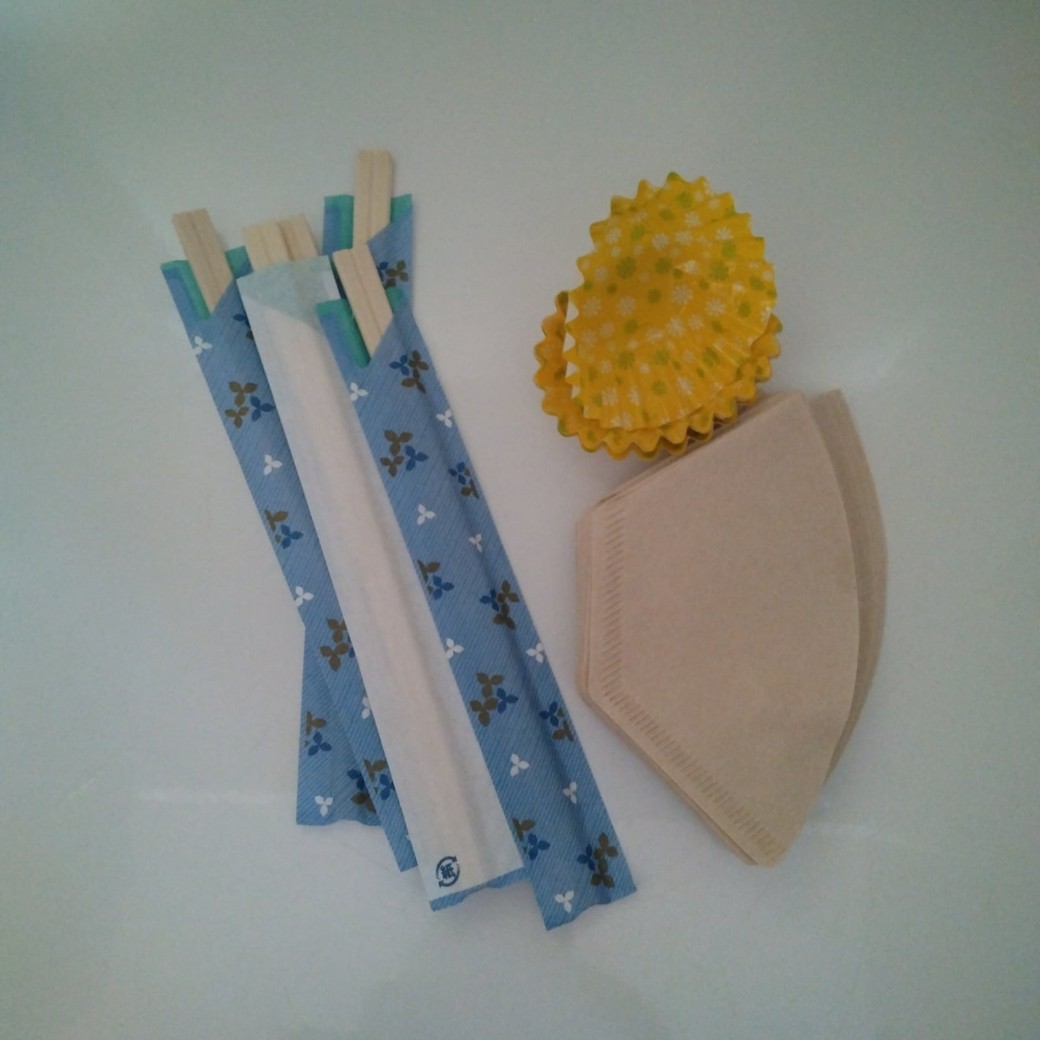 割り箸、おかずカップ