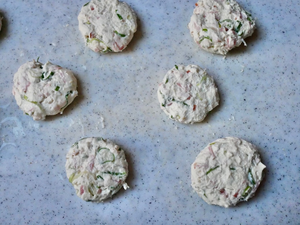 成形したところ