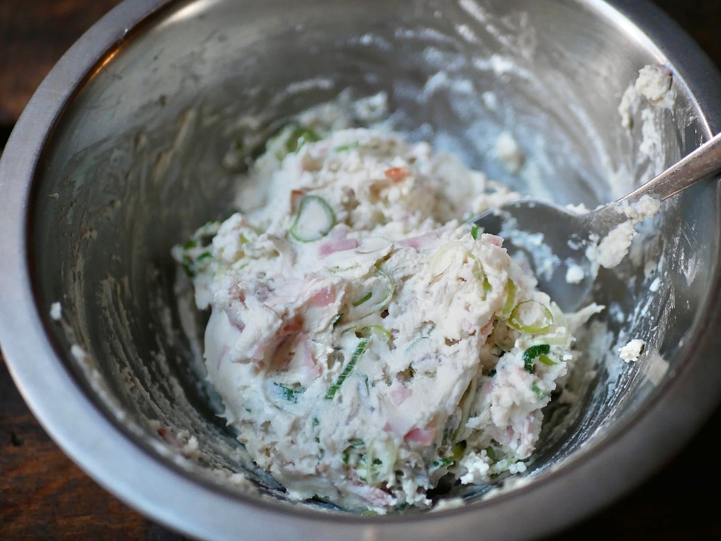 具材を混ぜ合わせたところ