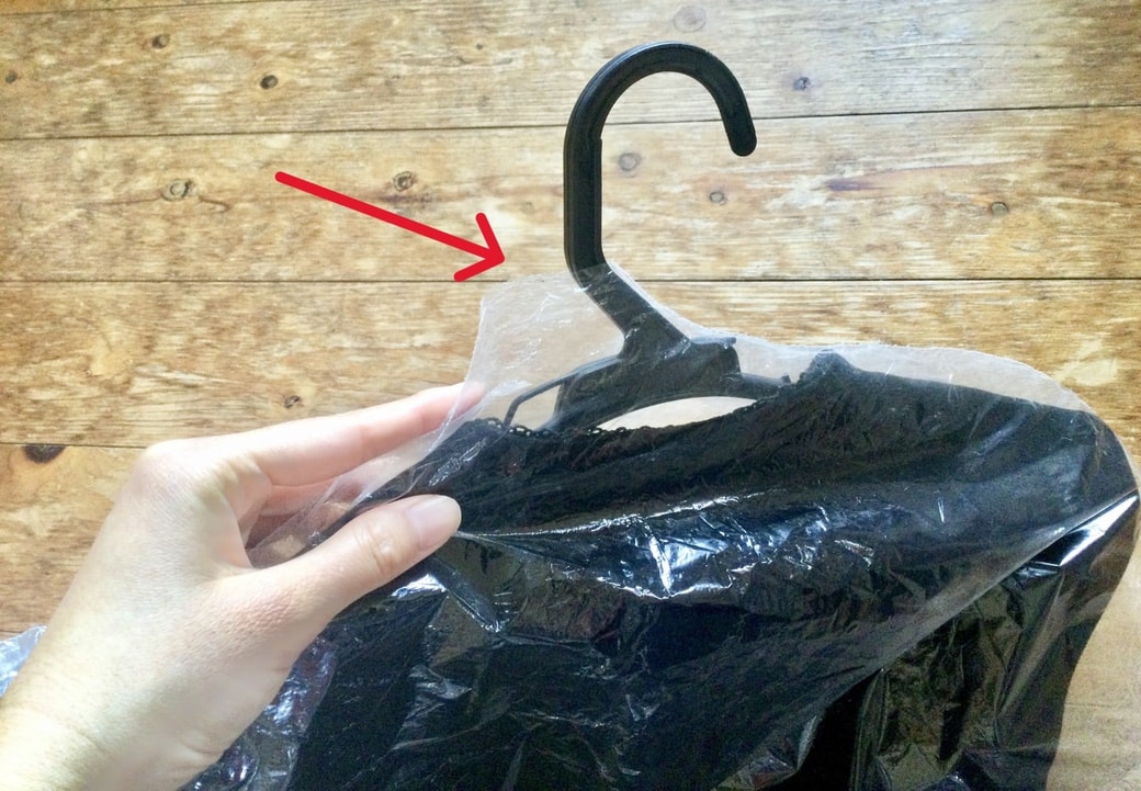 クリーニング後の服