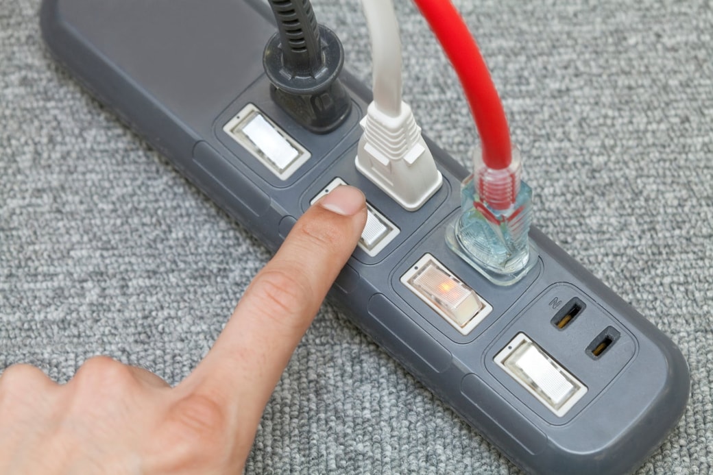 待機電力を放置している