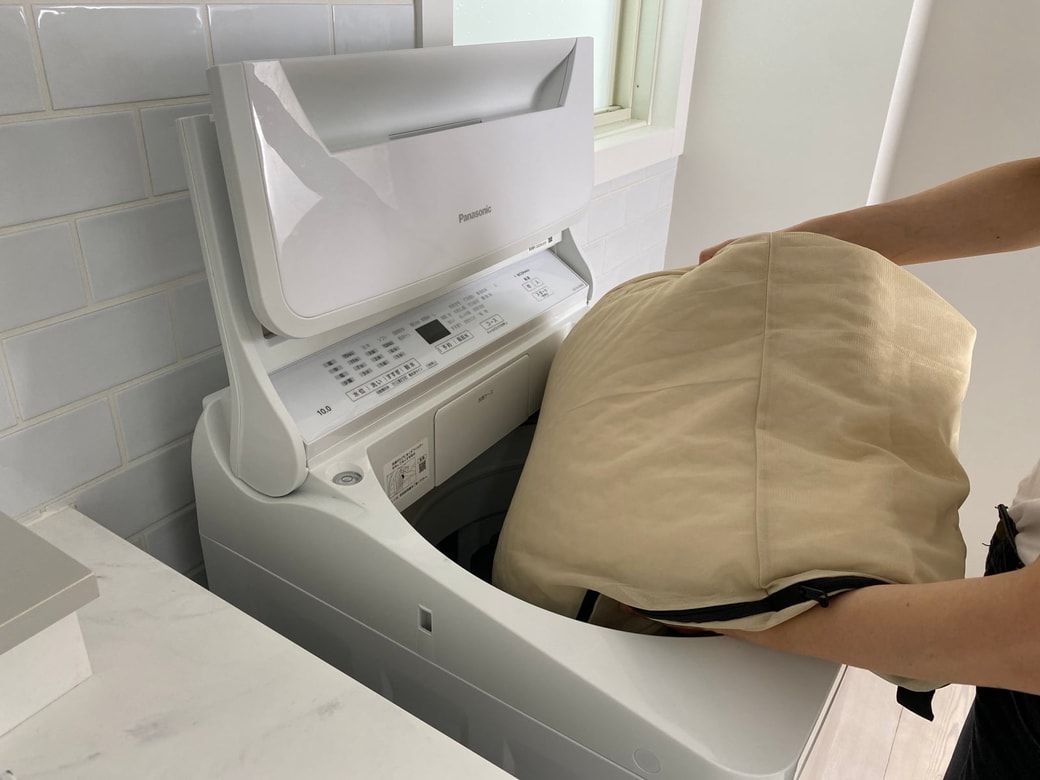 詰め込みすぎで洗えない