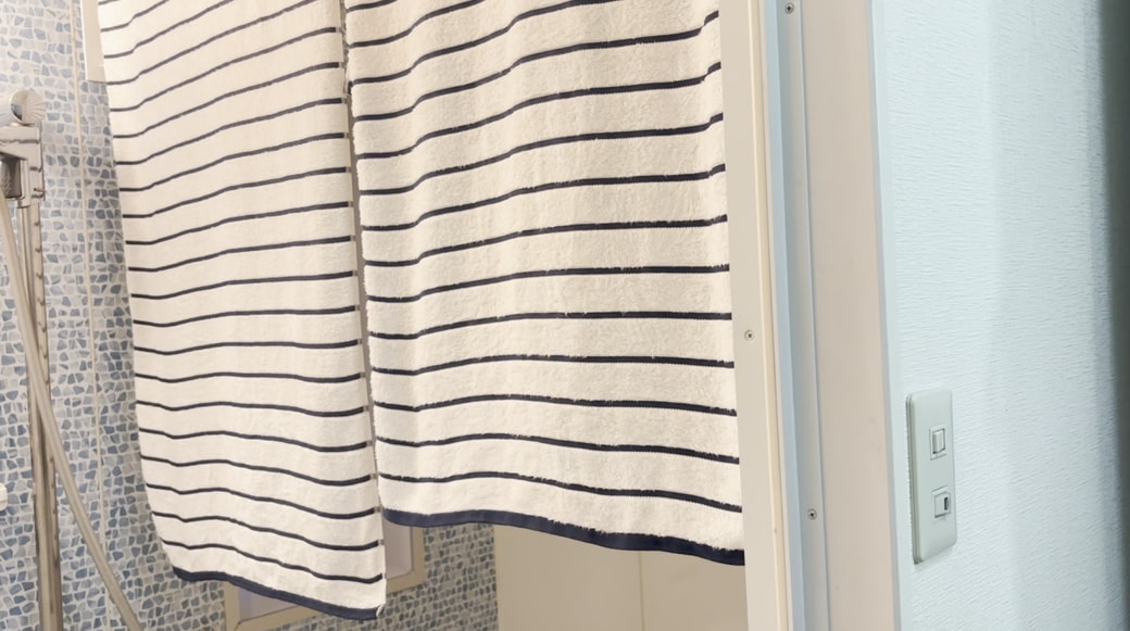 乾かす場所を作る