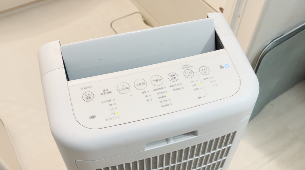 除湿機をかける