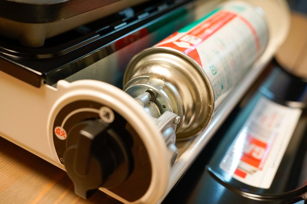 カセットボンベには寿命がある