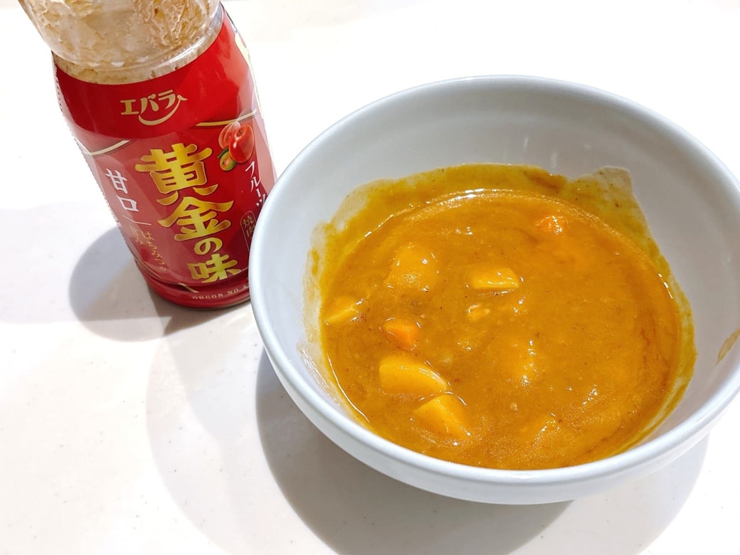 レトルトカレーに焼き肉のたれを加えてみて