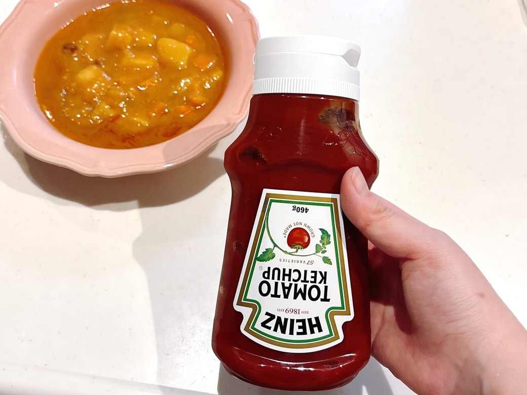 レトルトカレーに加える「ケチャップ」