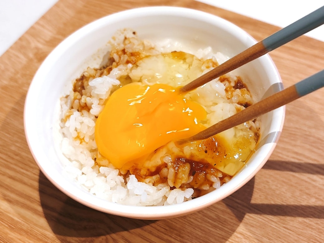 卵と焼き肉のたれが相性抜群