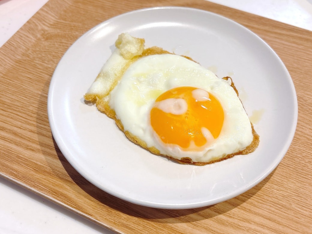 できあがった目玉焼き