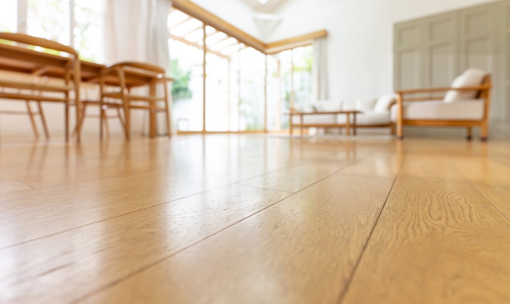 NG②ワックス仕上げの床