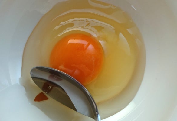 殻を端に寄せる