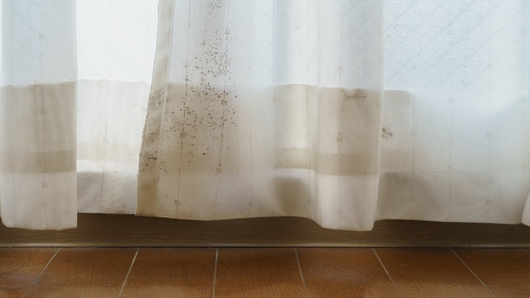 NG②布製のカーテン