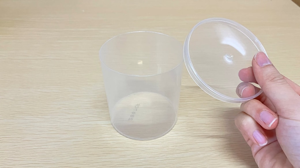 綿棒の空き容器