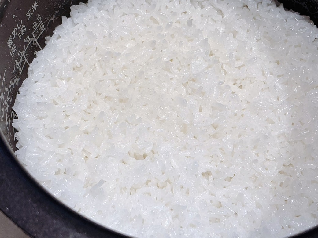 しっかりと粒が立っている