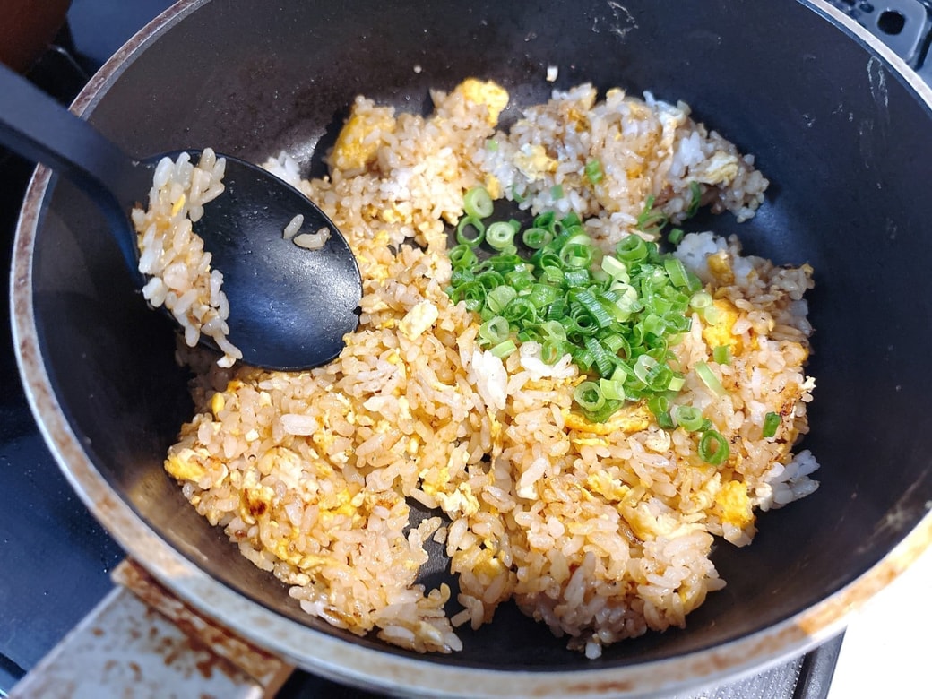 最後にねぎを加える