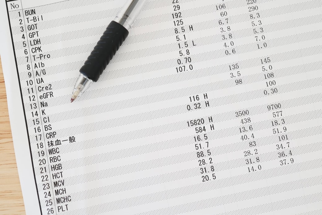 ホルモンの数値