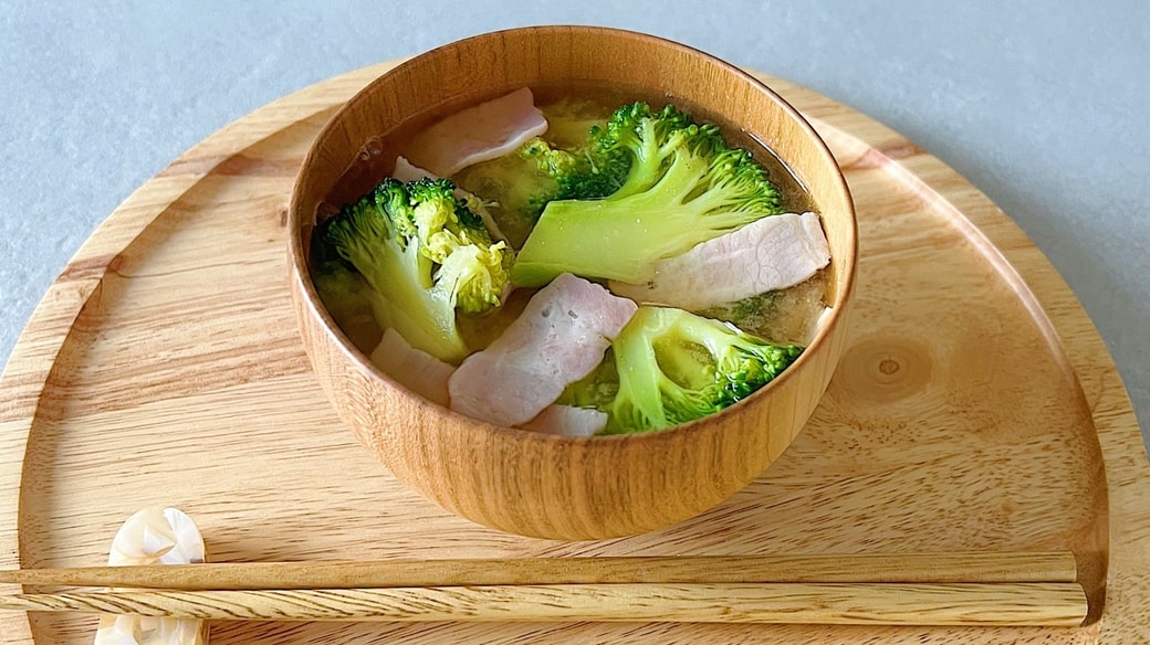 ブロッコリーみそ汁