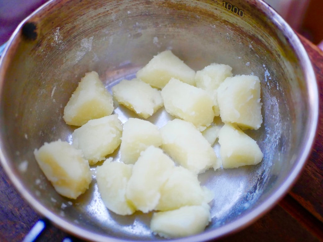 粉吹き芋を作る